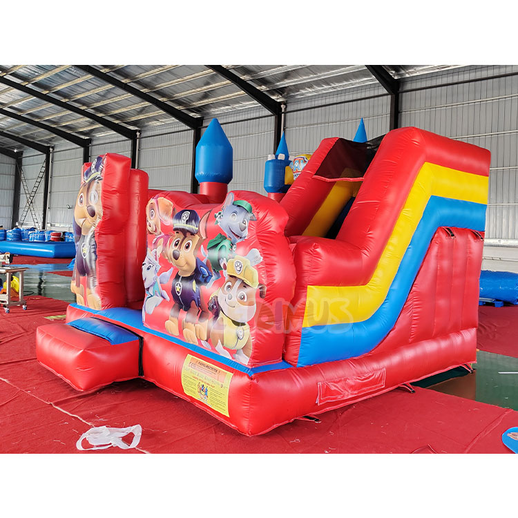 Outdoor Inflatable Game Bouncy Castle Paw Patrols Inflatable Bouncer Combo Cartoon Inflatable Bounce House With Slide for Kids