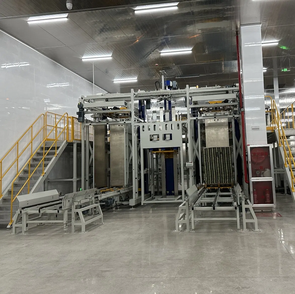 High-Speed Can Depalletizing System Robotic Depalletizer for Canned Food