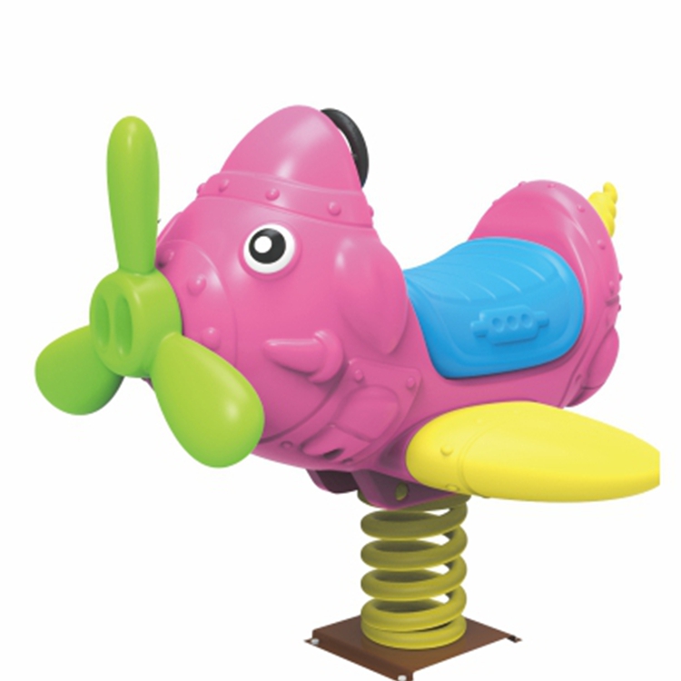 High Quality Children Fun Outdoor Cartoon Animal Spring Toy Play Equipment Ride on Toy Playground Spring Horse