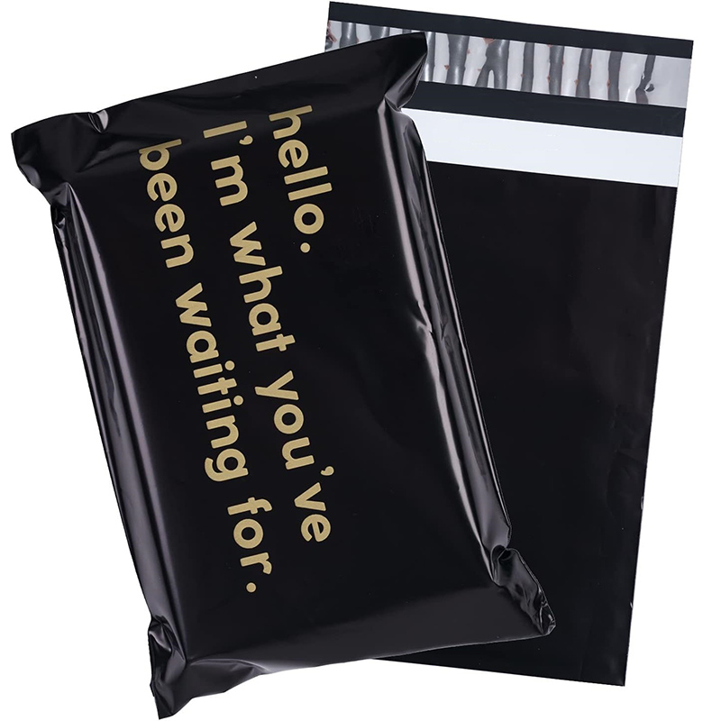 Customized Shipping Envelope Matte Black Poly Mail Bag Plastic Bag Packaging Clothing Plastic Courier Mailing Bags With Logo