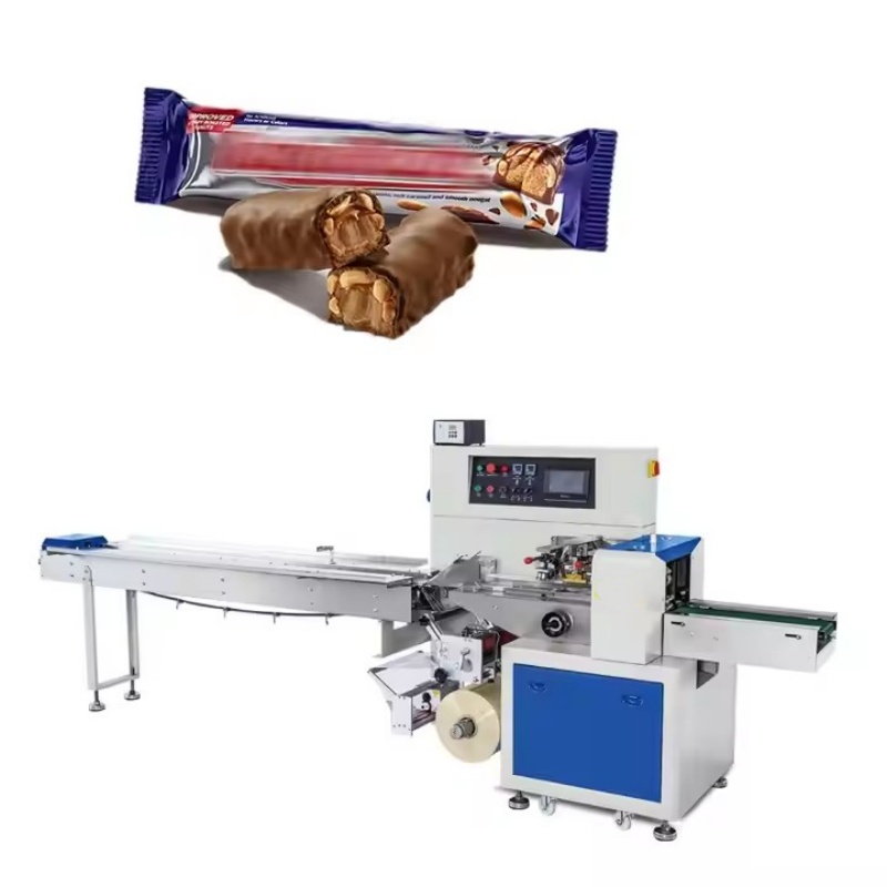 High Speed Automatic Horizontal Flowpack Pillow Cookie Packaging Machine Flow Back Bag Wrapper Packing Machine