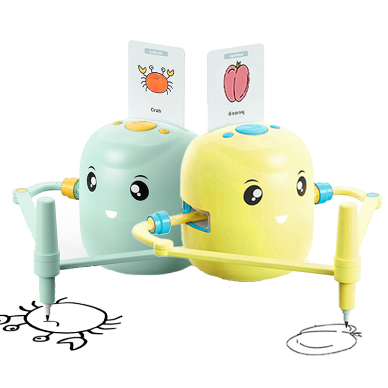 Smart Toy Robots Intelligent Cartoon Toy Children'S Games Drawing Robots Educational Toys Voice Interactive 100+ Word Card