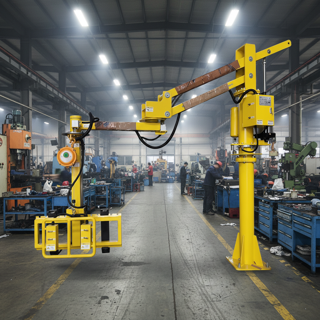 Pneumatic Lifting Equipment Customized Gripper Balanced Manipulators Arm Lifting System