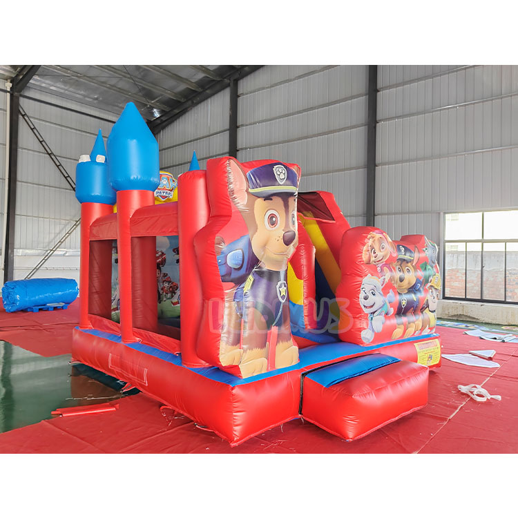 Outdoor Inflatable Game Bouncy Castle Paw Patrols Inflatable Bouncer Combo Cartoon Inflatable Bounce House With Slide for Kids