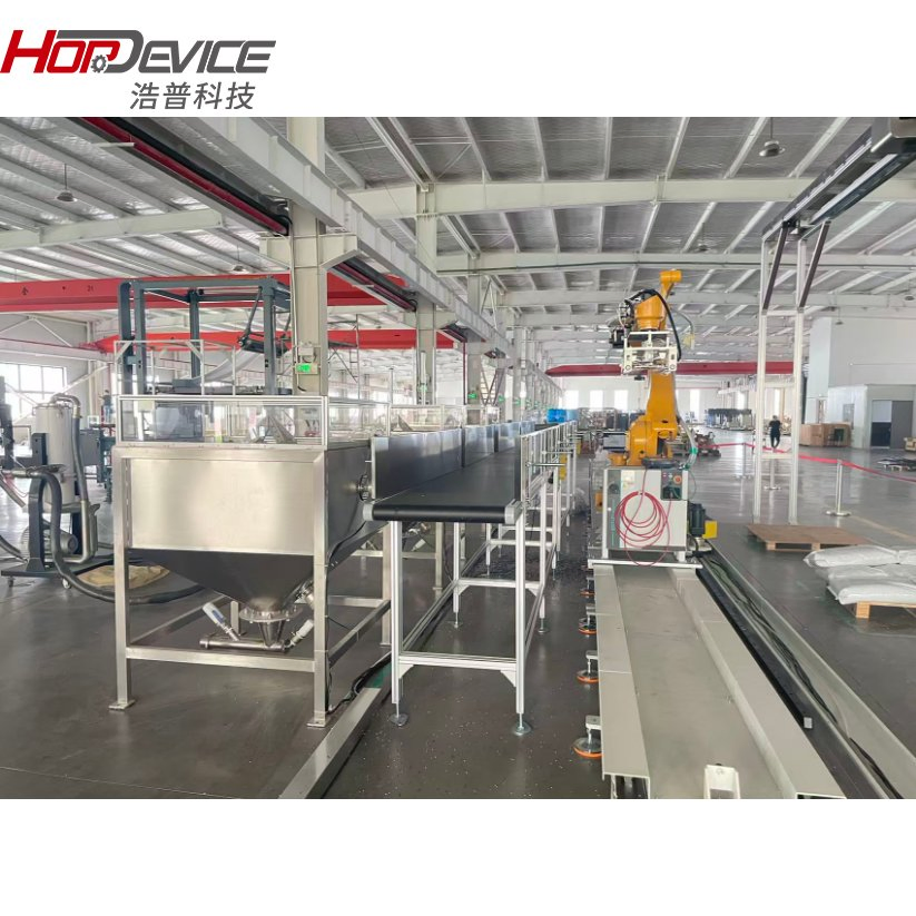 Bag Bursting Robot Unstacking Feeding Depalletizer Bag Depalletizing Unpacking Robot System