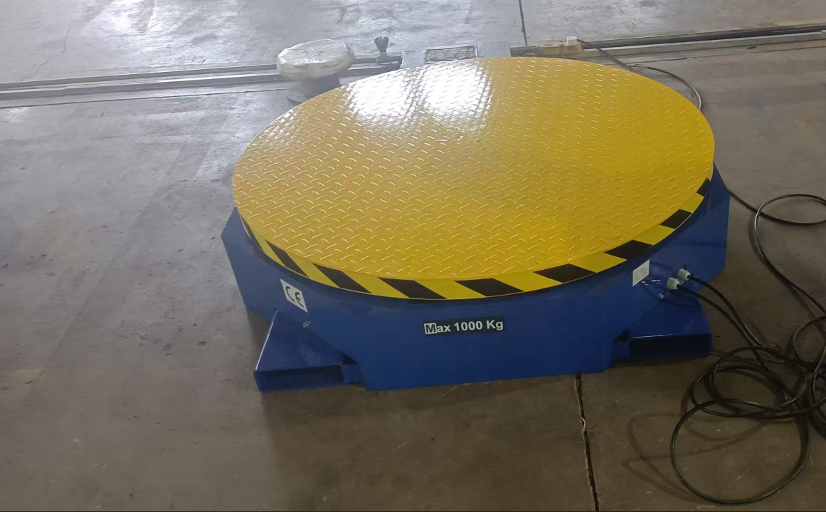 Low Profile Motorized Rotary Pallet Wrapping Turntable Machine for Cabinet/Pallet Stretch Wrap