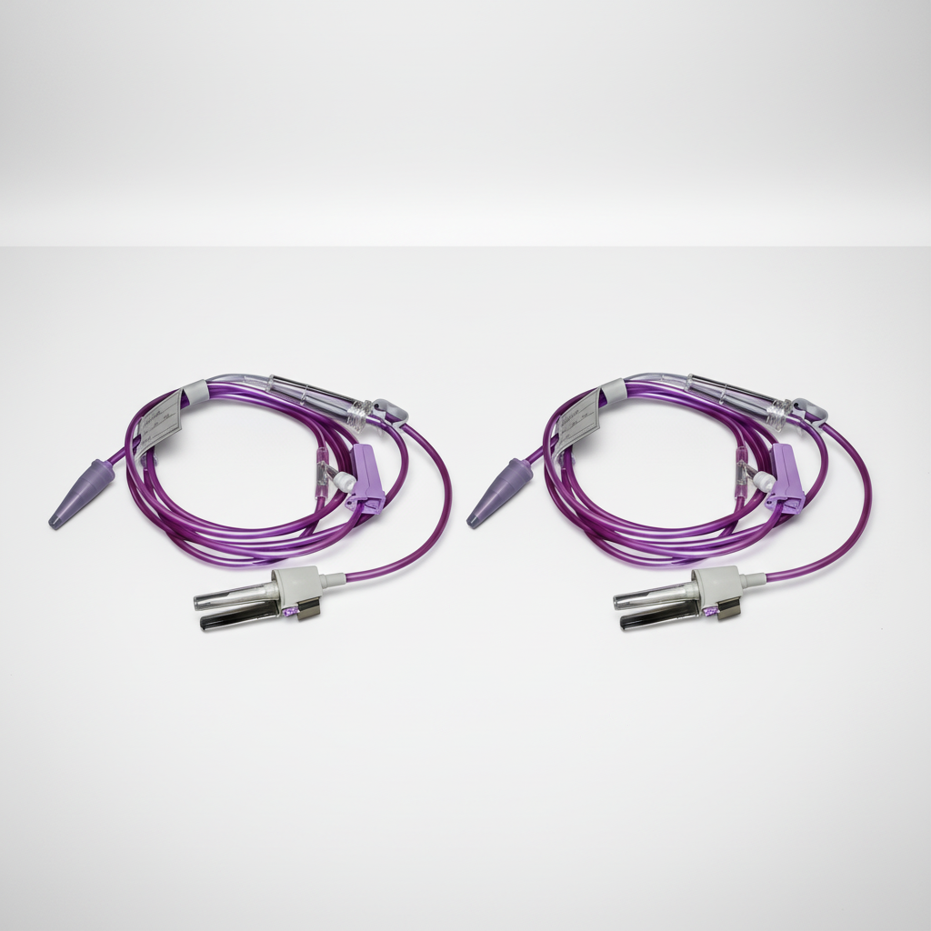 Disposable Sterile Enteral Feeding Set with ENFit Connector Adjustable Flow Control Drip Chamber System Reliable Feeding