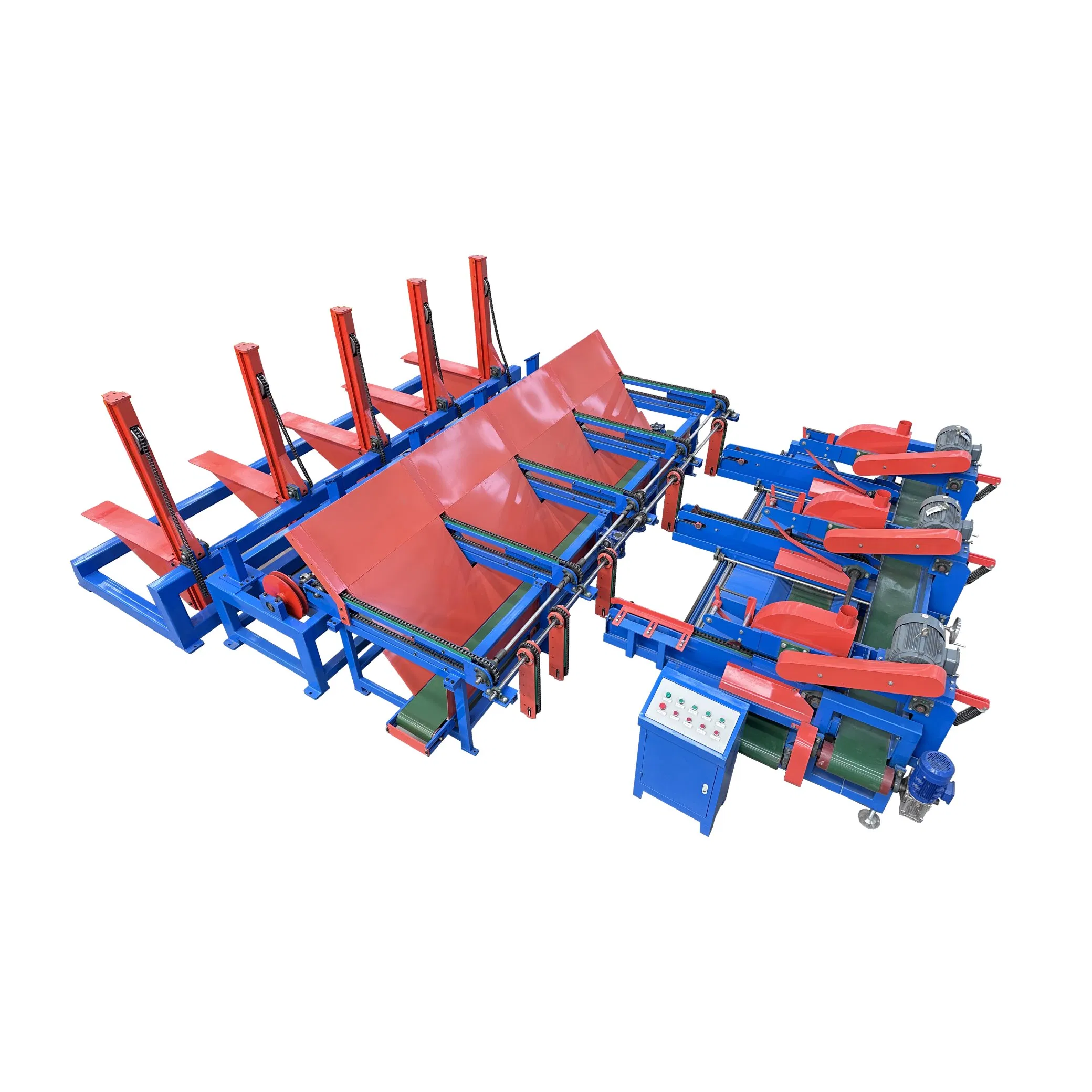 Timber Depalletizing System Tilt Hoist Horizontal Design Fully Electrical 5000kg Capacity