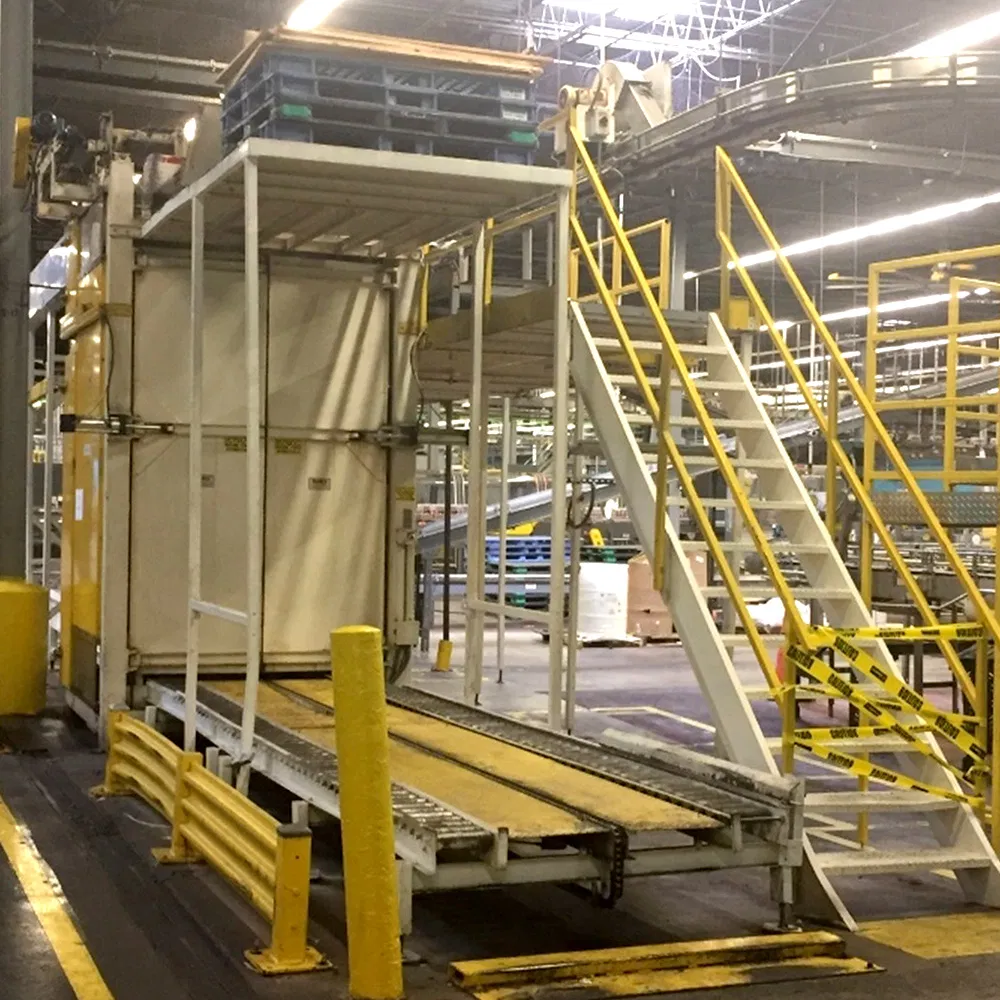 High-Efficiency High Level Depalletizer Canning Depalletizing System