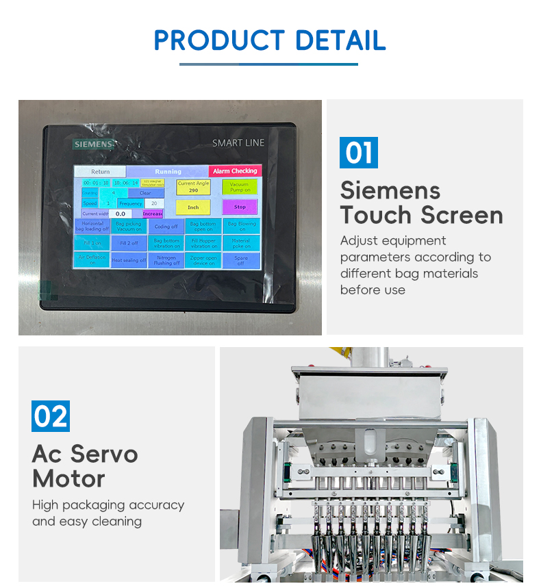 OEM Mouthwash Stick Pack Vffs Machine Multilane Sachet Packaging System for High-Speed Production