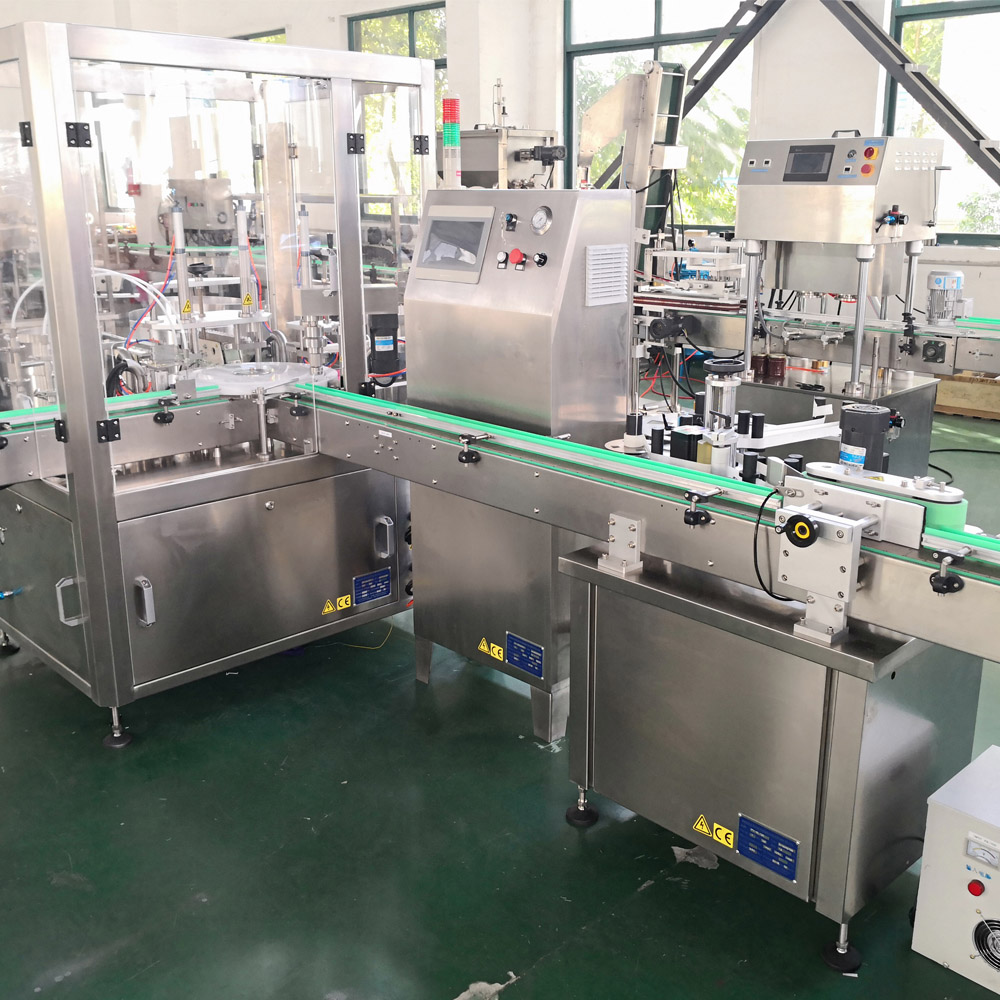 Automatic Glass Plastic Round Bottle Can Labeling Machine Factory Cheap With Pneumatic Drive Core Components Inclu