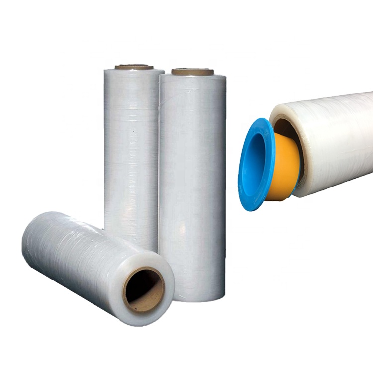 Shrink Wrapping Lldpe Packaging Shrink Film Roll for Packing Wrap Roll Polyethylene Clear Stretch Film Plastic Transparent