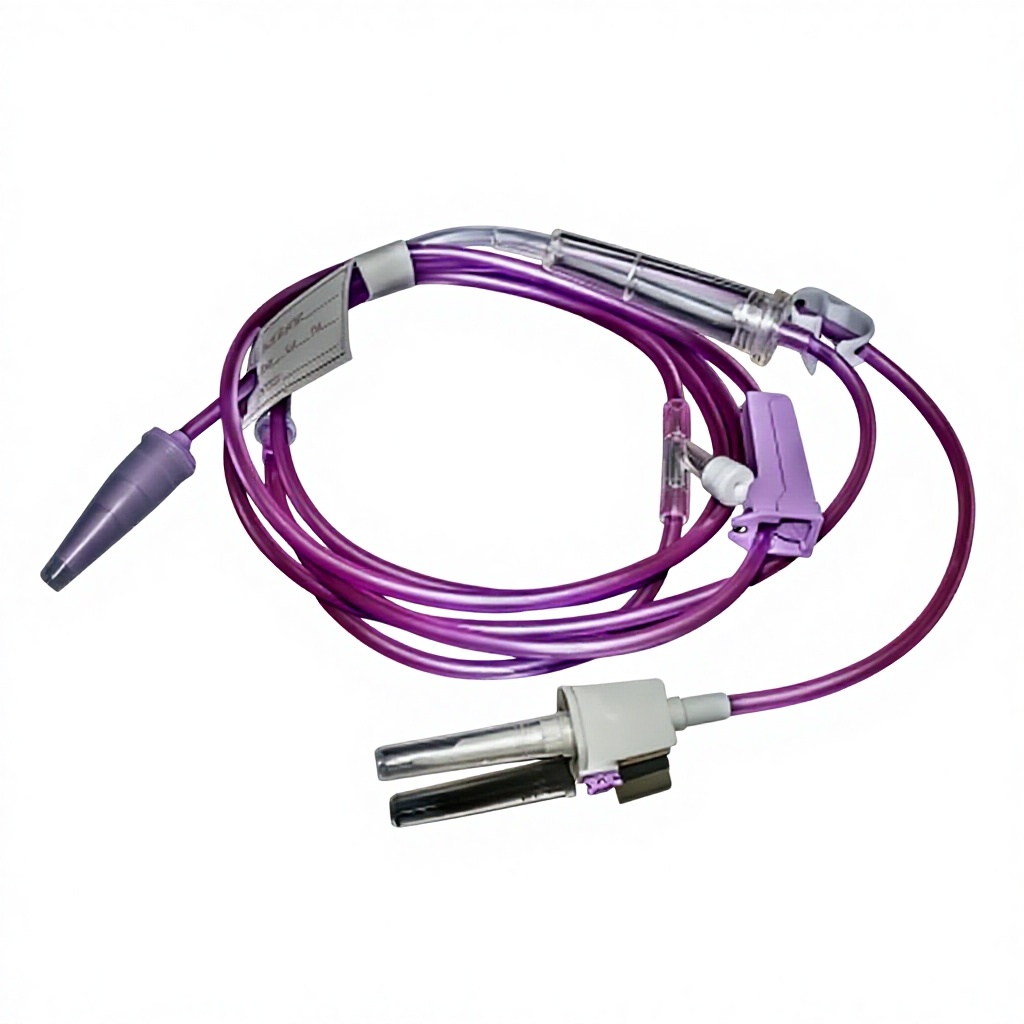 Disposable Sterile Enteral Feeding Set with ENFit Connector Adjustable Flow Control Drip Chamber System Reliable Feeding