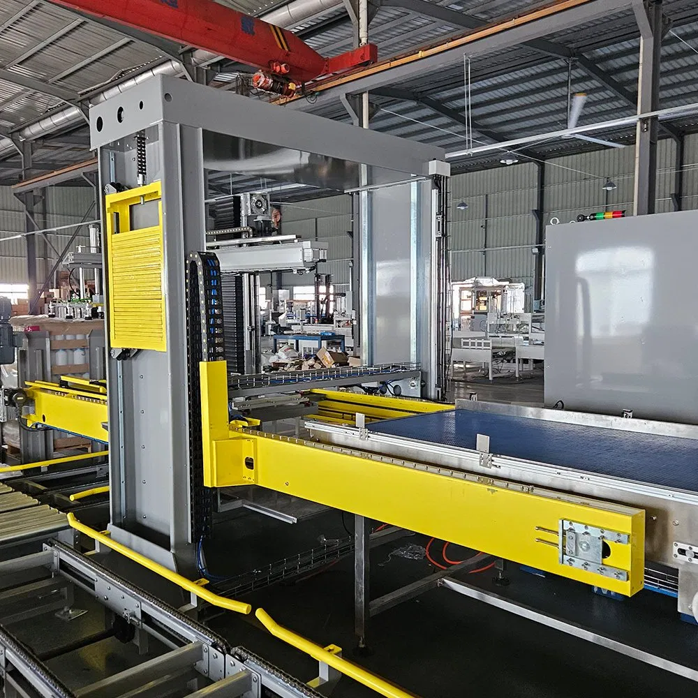 Automatic Low Level Gentry Depalletizing System for Bags, Empty Glass Bottles, Cans