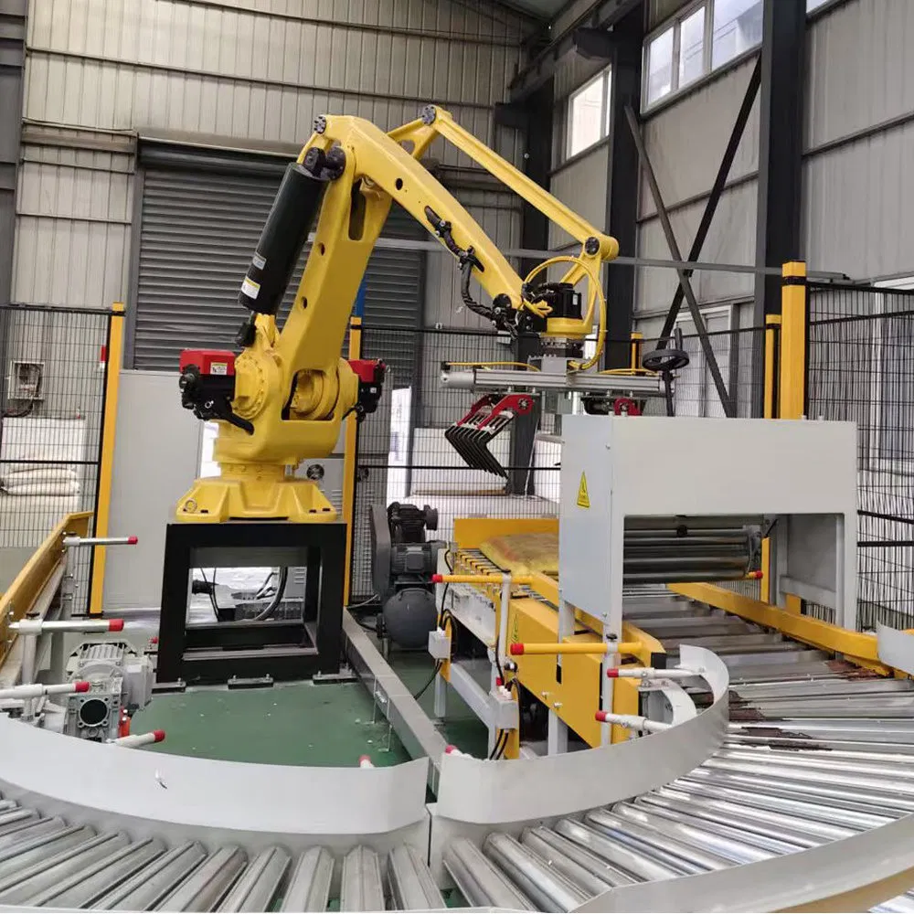 Multifunctionality Low Noise Robotic Arm End-of-Line Palletizer for Automated Packaging Line