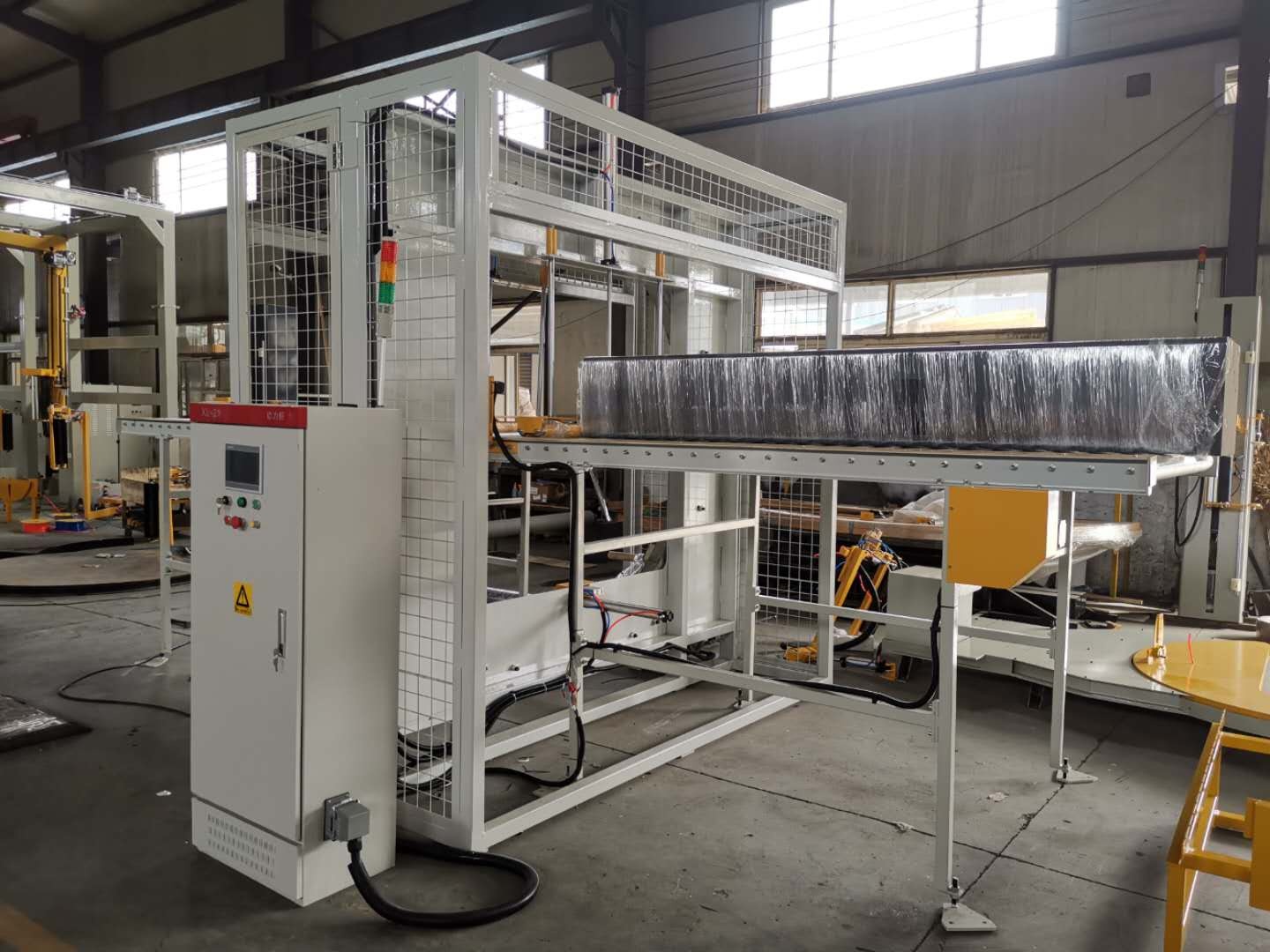 Automatic Horizontal Stretch Orbital Wrapper Wrapping Machine Horizontal Orbital Stretch Wrapping Machine