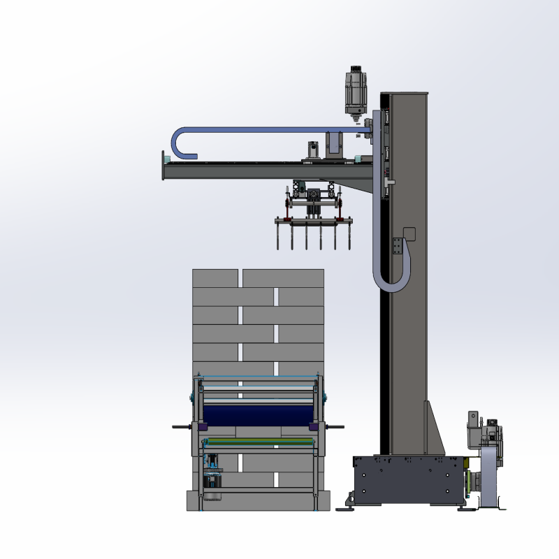 Automatic Bag Palletizing Machine Gantry Type Robot Line China Origin 2000kg 1 Year Warranty 4-10 kW Power 220/380V Voltage