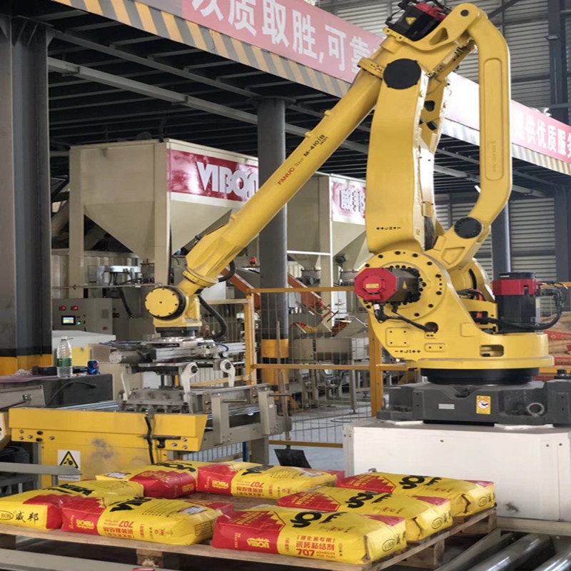 High-Speed Automatic Industrial Robot Palletizer Machine System for Plastic and Paper Packaging with Price