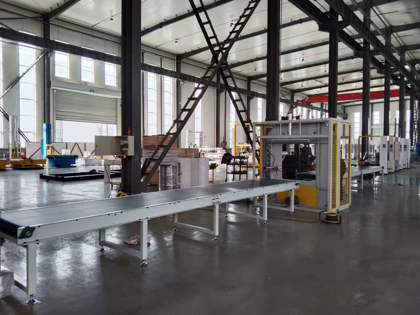 Fully Automatic Horizontal Orbital Door/Panel Stretch Film Wrapping Wrapper Machine with CE