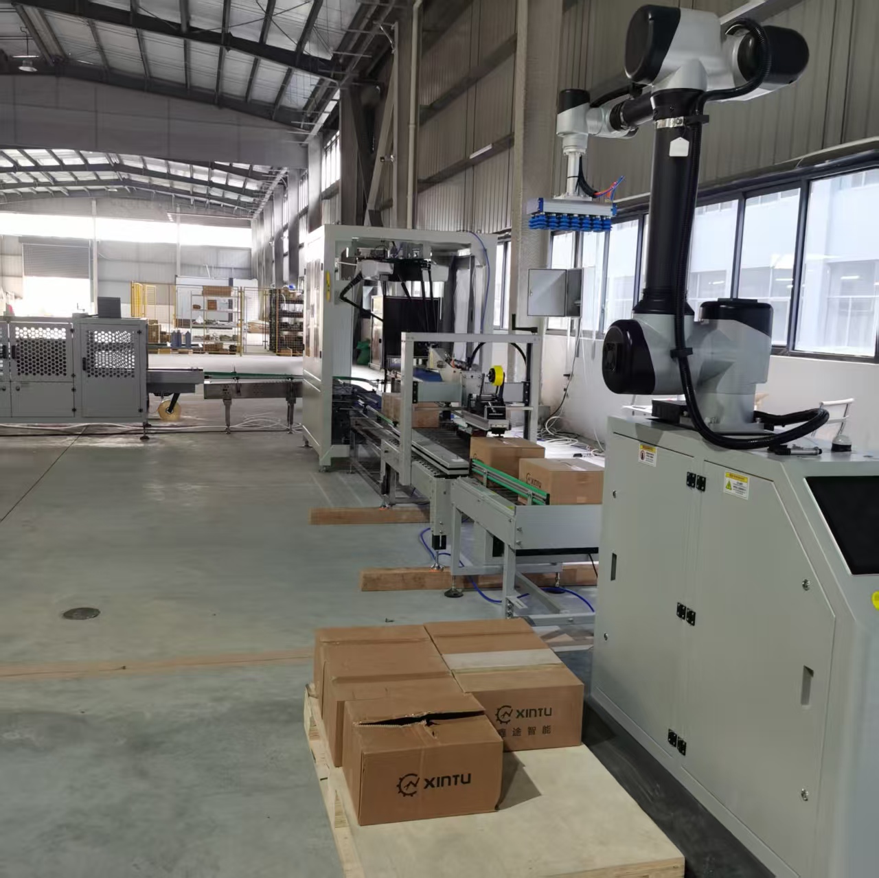 WP30 Collaborative Robot Palletizer Cobot Palletizing Machine for Cartons Palletizing