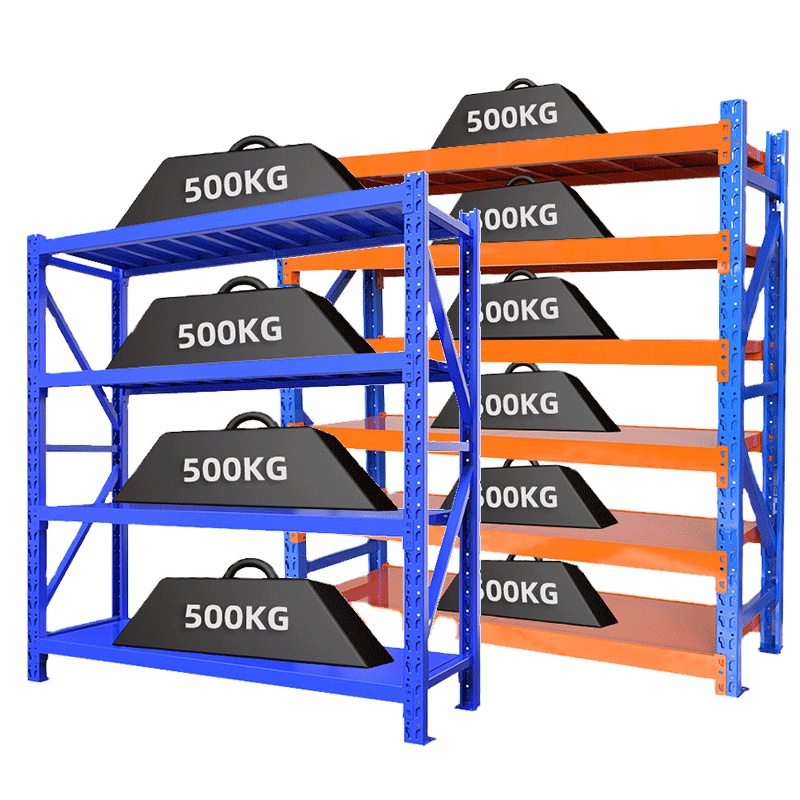 Heavy Duty Load-Bearing Multifuncional Warehouse Steel Boltless Storage Stacking Rack &amp; Shelves