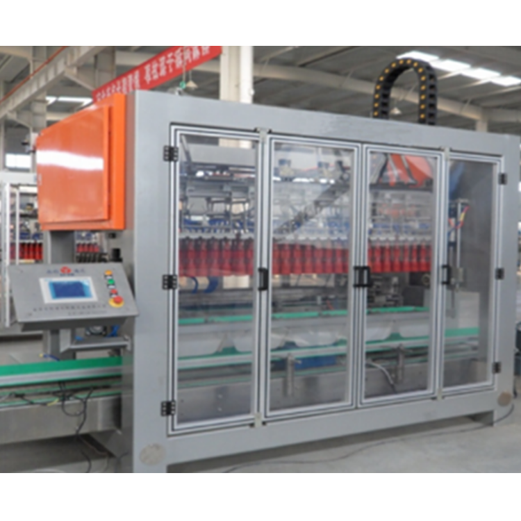 Auto case Packer Carton Side Load, case Packer Complete Carton Erector System, Pick up and Place Bottle Carton Packer