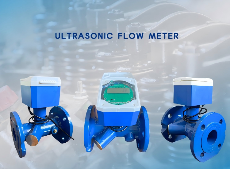 Industrial Stainless Steel Ultrasonic Flow Meter Flange Connection IP65/IP67/IP68 DN50-DN300 Data Logging Water Treatment Plants