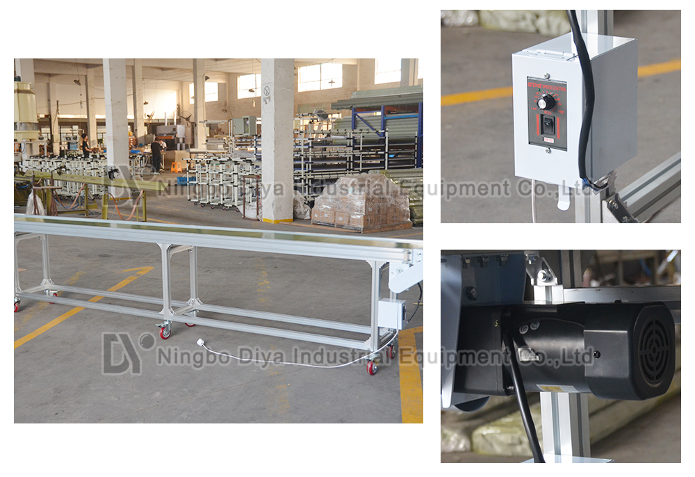 Conveyor Belt Automated Assembly Line Section