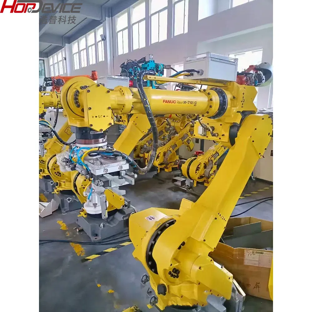 Robot Arm Carton Erector Packer Machines Line Bottle Robot Case Erecting Packing End of Line Palletizer