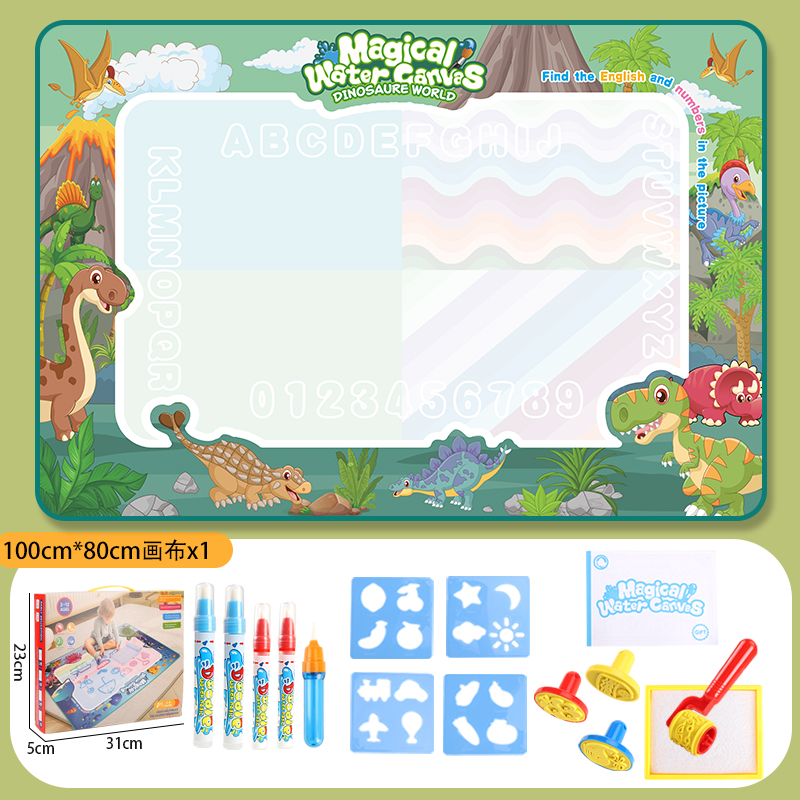 Wholesale Cartoon Water Drawing Mat Board Drawing Mat Educational Toys Drawing Doodle Mat With Magic Pens for Kids