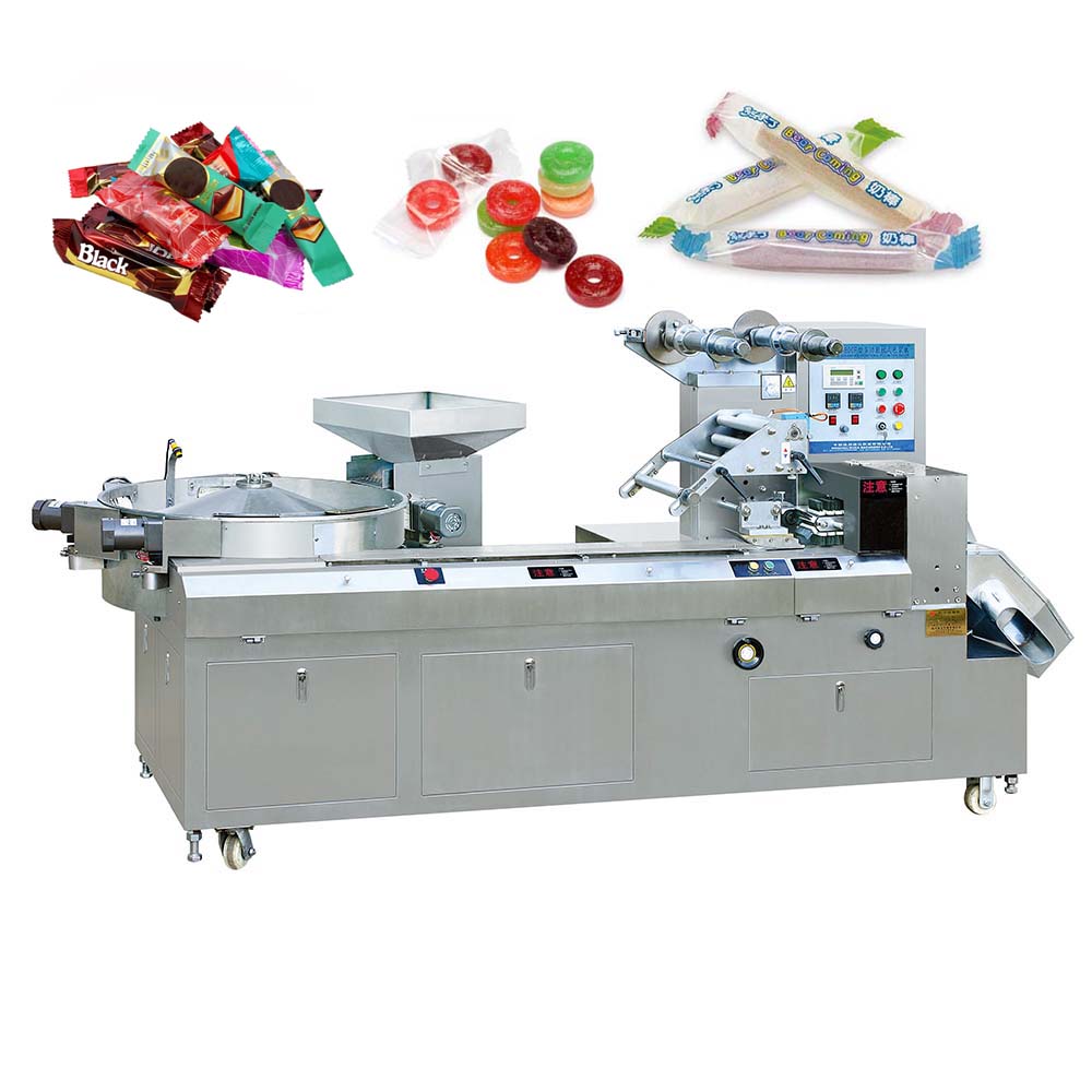Full Automatic Packaging Machine for Candy Auto Feeder Horizontal Packing Machine