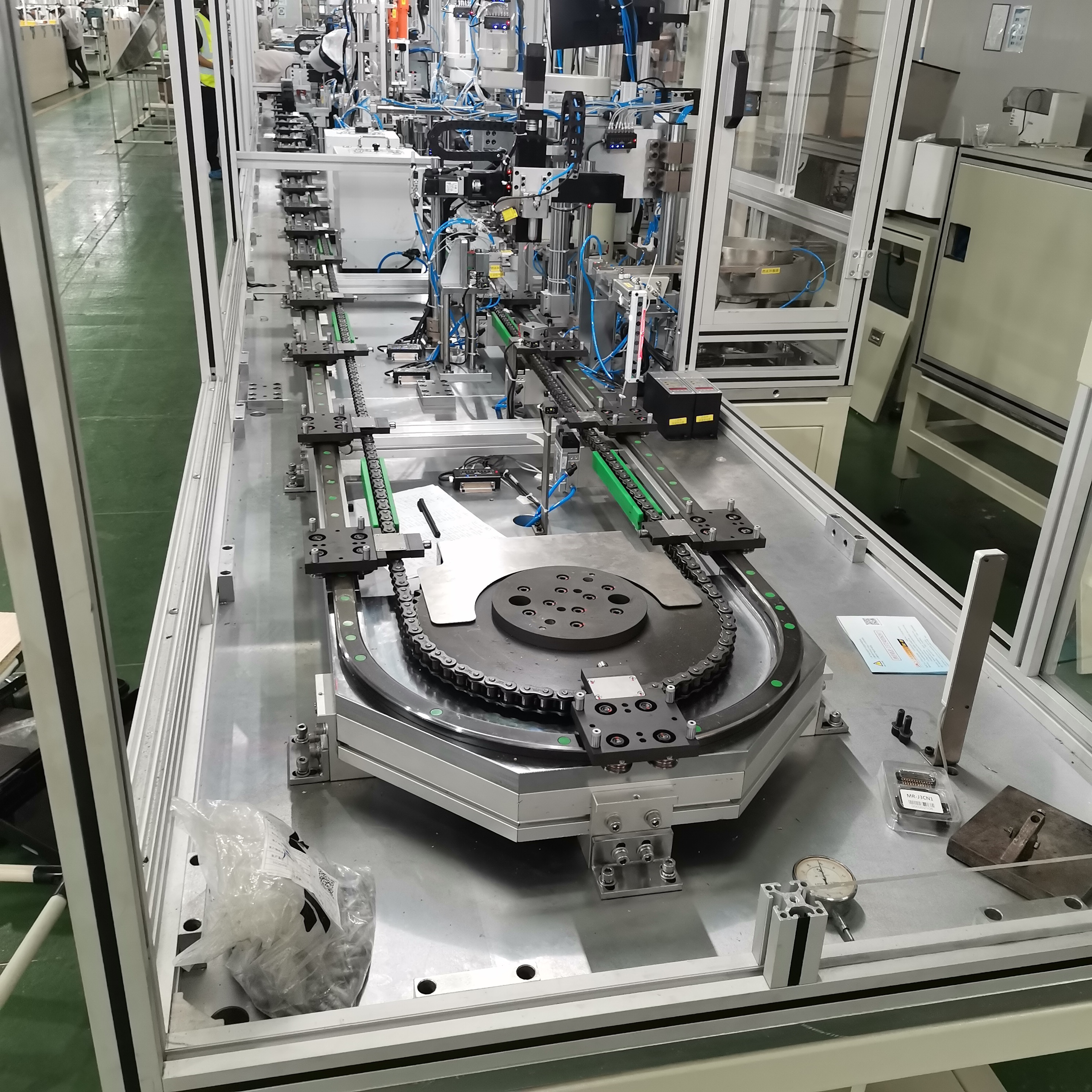 CE Certified Arc Guideway Conveyor Battery Assembly Line High Precision Fast Delivery Non-standard Customization
