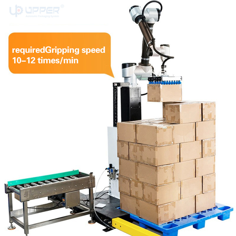 AI Electric Robot Packing Machine Foil Packaging Chemical Competitive Price Motor Box Stacking Pallet Loading