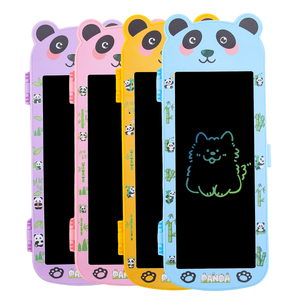 Cartoon Panda Digital LCD 7inch ABS Drawing Board Erasable Toys Set with Memo Tablet Pad Graffiti for Kids Unisex