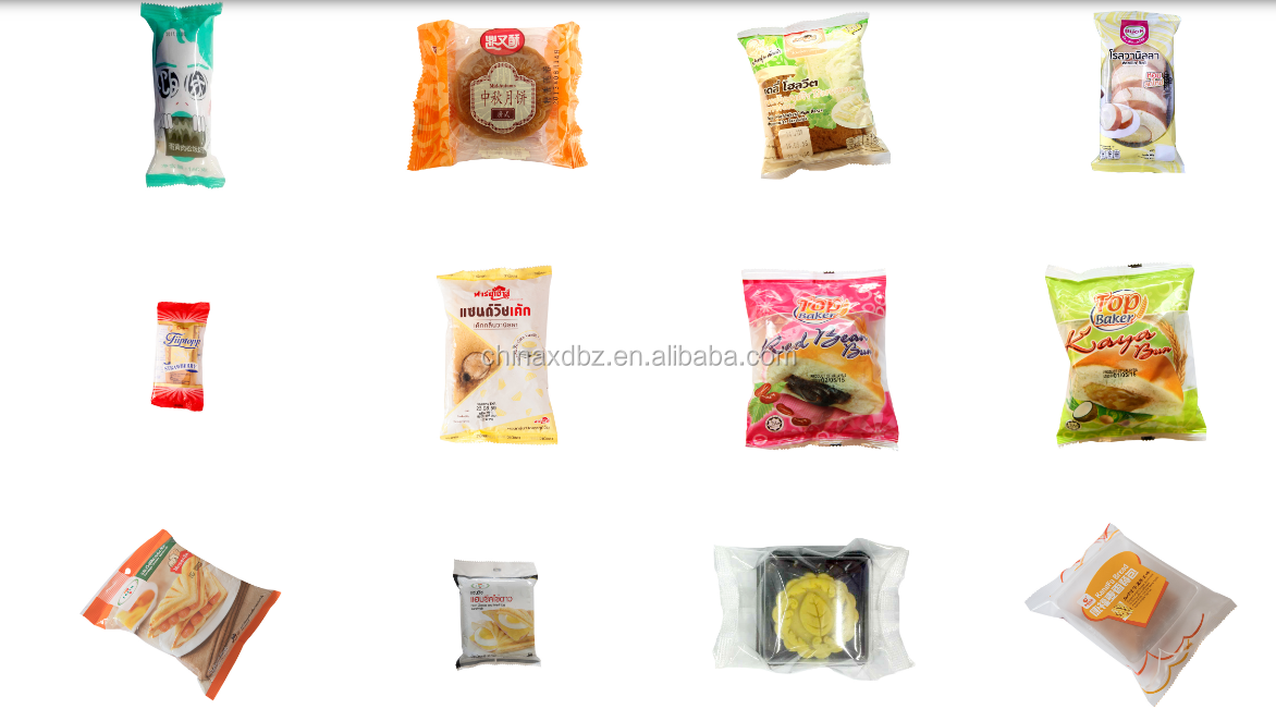 Finished bread packaging samples grid