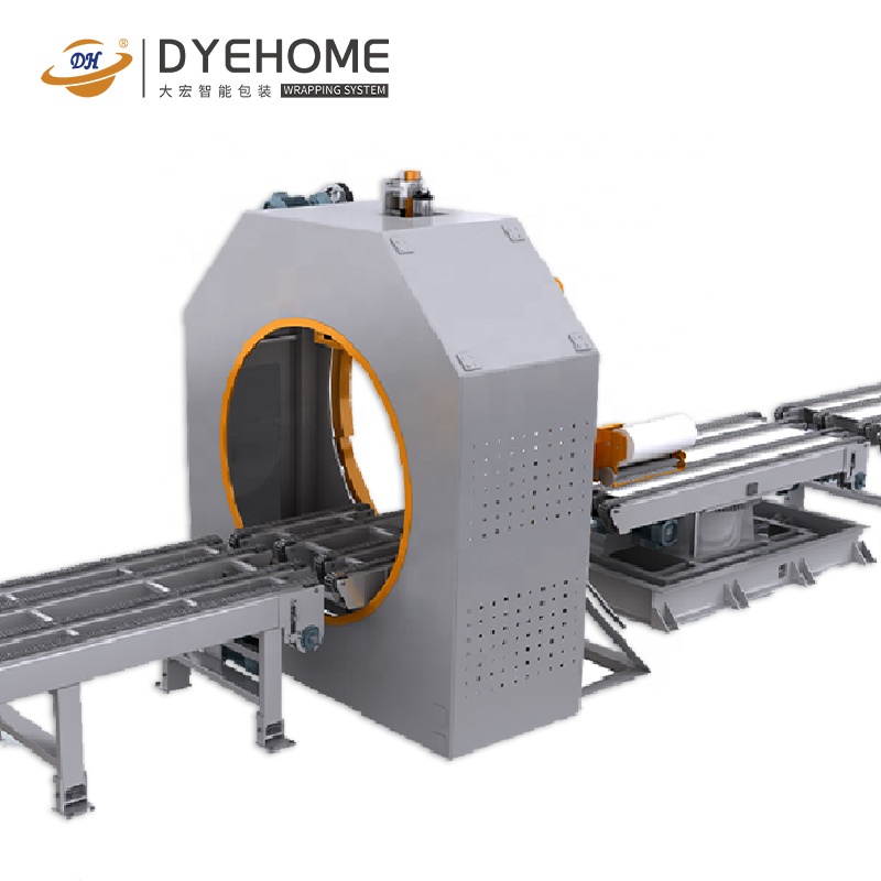 Automatic Horizontal Stretch Orbital Wrapper Wrapping Machine Horizontal Orbital Stretch Wrapping Machine