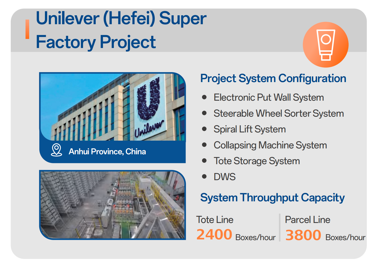 Narrow Belt Sorter System Configuration 3