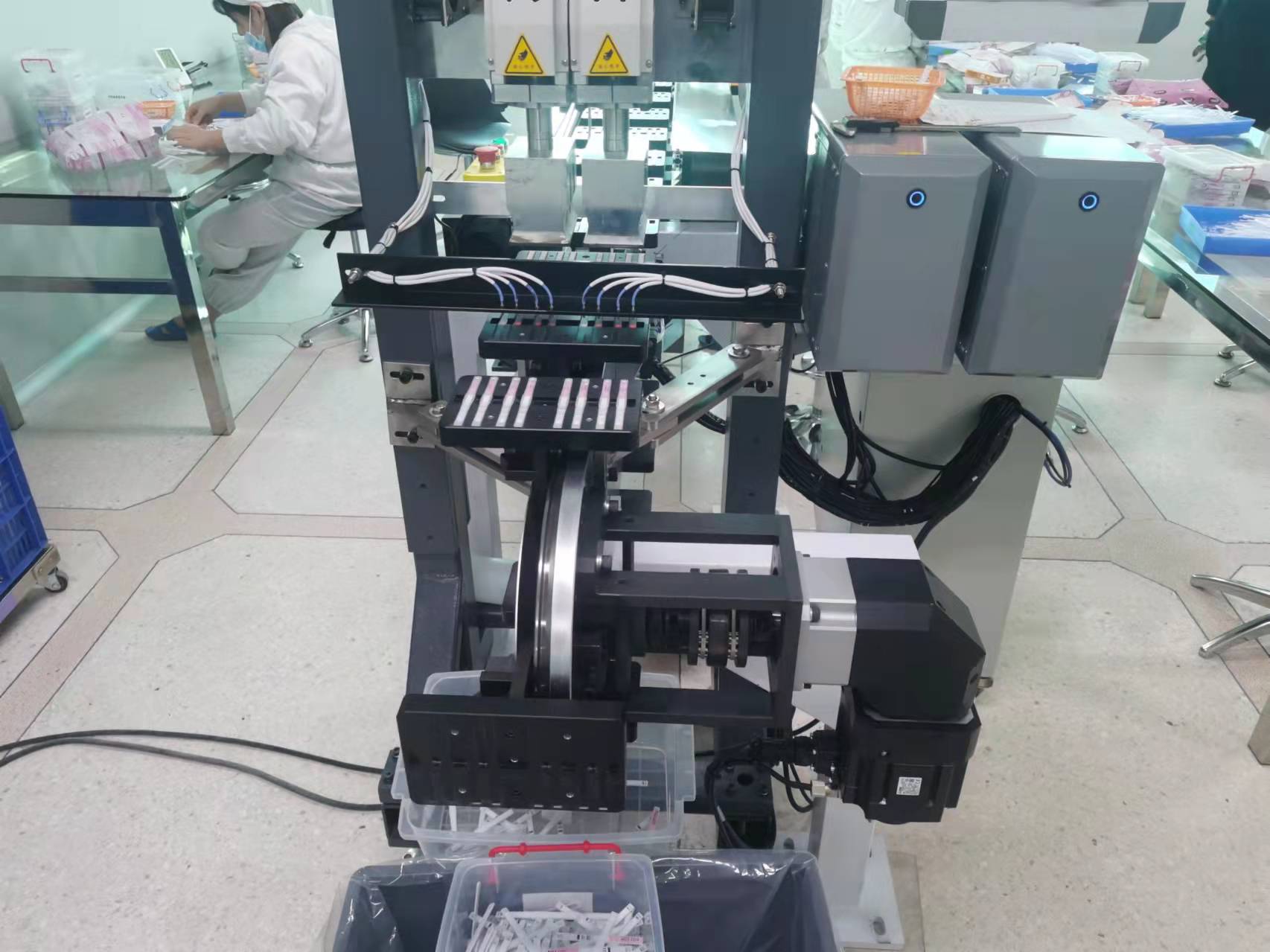 A Circular Guide Rail Conveyor For Power Battery Module Scrap Testing High Precision Fast Delivery And High Stability