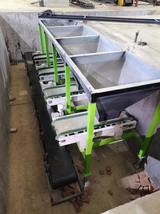 Adjustable Organic Compound Fertilizer Belt Conveyor Dynamic Automatic Weighing and Batching System