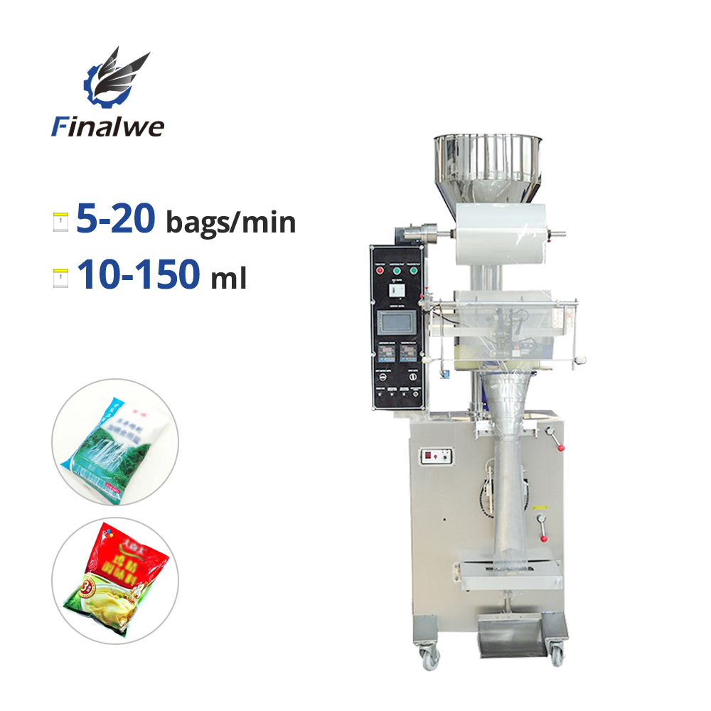 Finalwe Automatic Vertical High Precision Food Grade Plastic Bags Filling Sachet Granule Packing Machine