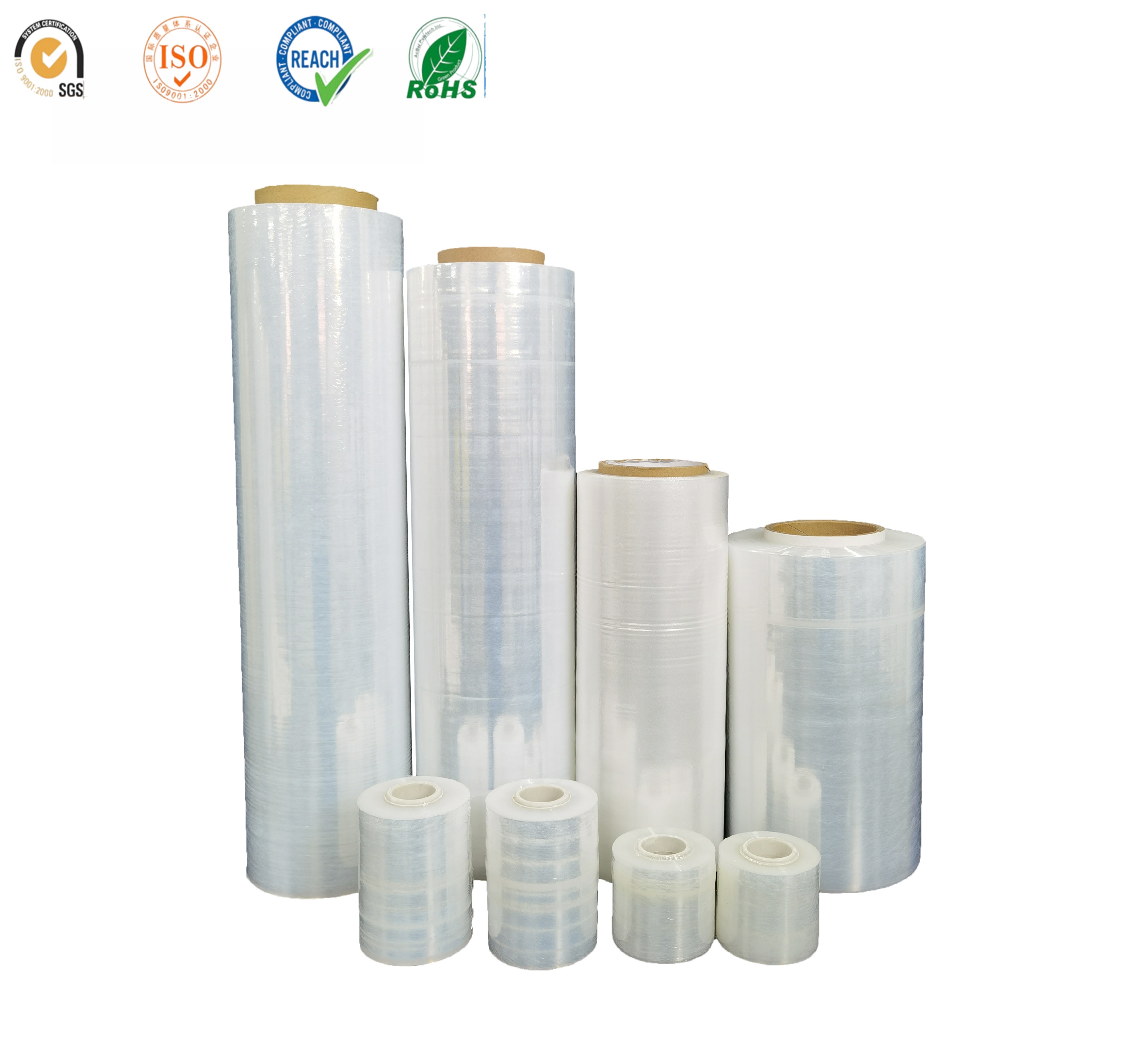 50cm LLDPE Stretch Film 23m Thick Machine Grade Protective Film Pallet Packaging For Logistics Storage