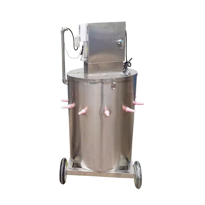 Automatic Intelligent Constant Temperature Calf Milk Feeding Machine Leakage Protection Mobile Milk Feeder with Wheels