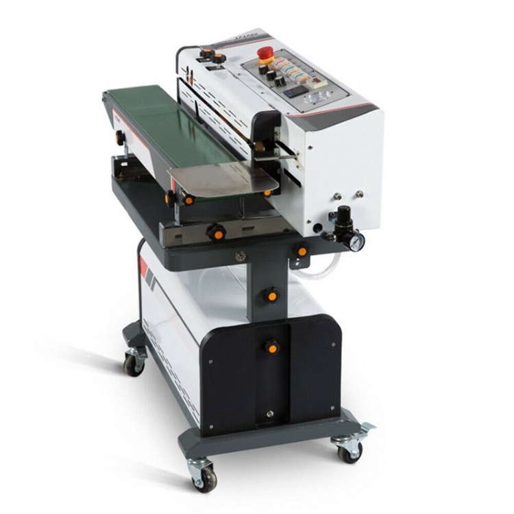 Automatic Continuous Vacuum Sealing Machine With Nitrogen Gas Filling Flush Sealing Machine