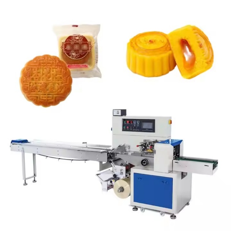 High Speed Automatic Horizontal Flowpack Pillow Cookie Packaging Machine Flow Back Bag Wrapper Packing Machine