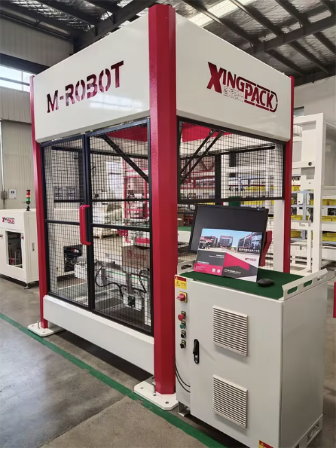 Automatic Delta Robot Case Packer for Bags Bottles and Cartons
