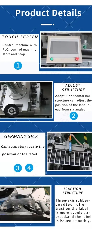 Hot Selling Automatic Top Machine Label Stickers Desktop Labeling Machine With Date Coding