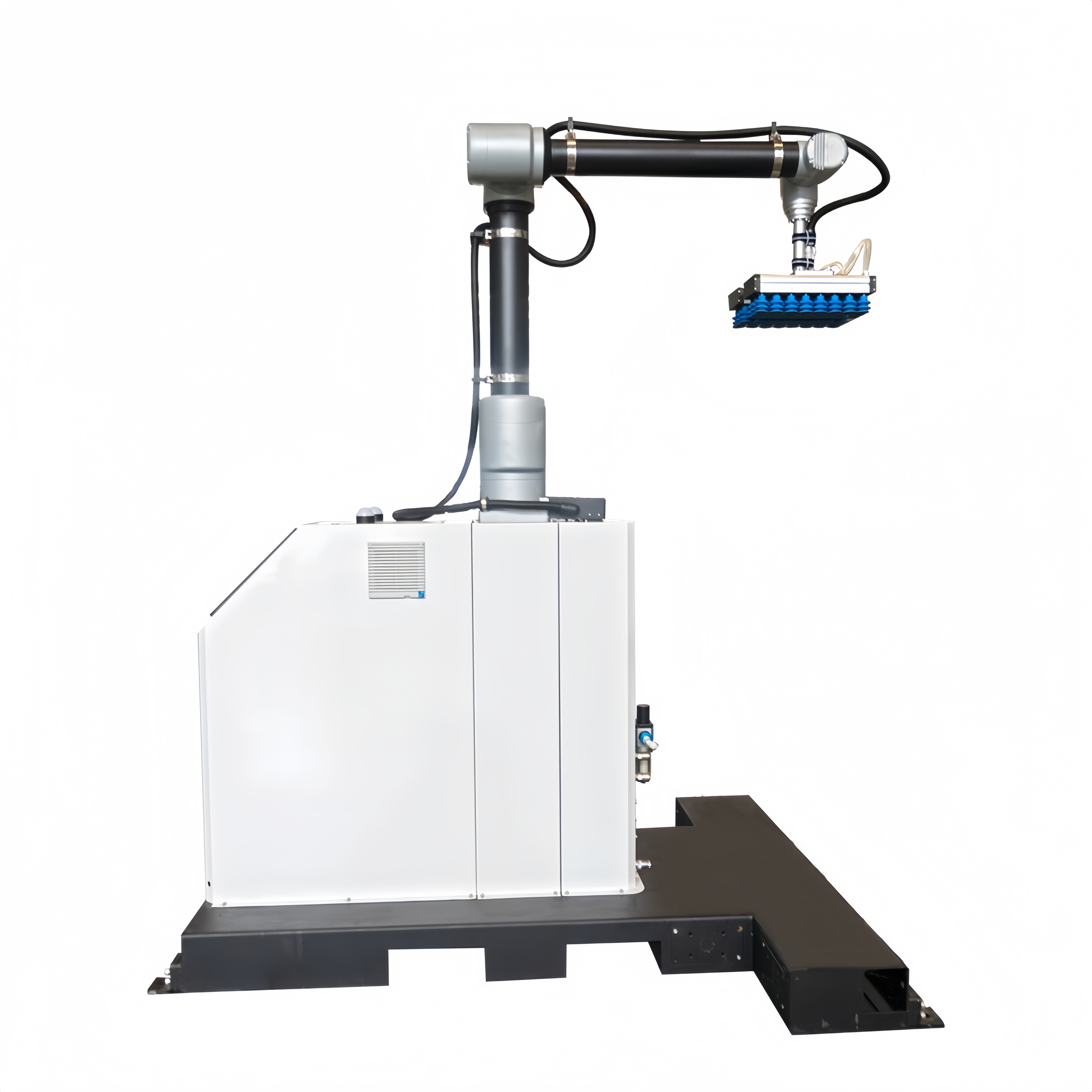Robotic Palletizer Arm for Boxes/Bags | Automatic Pallet Stacking System with Conveyor | PLC Control