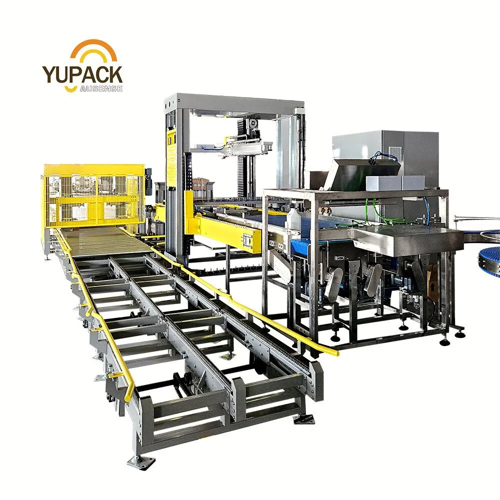 Beverage Industry Automatic Low Level Gentry Layer Depalletizing System for Bags, Cartons, Jars