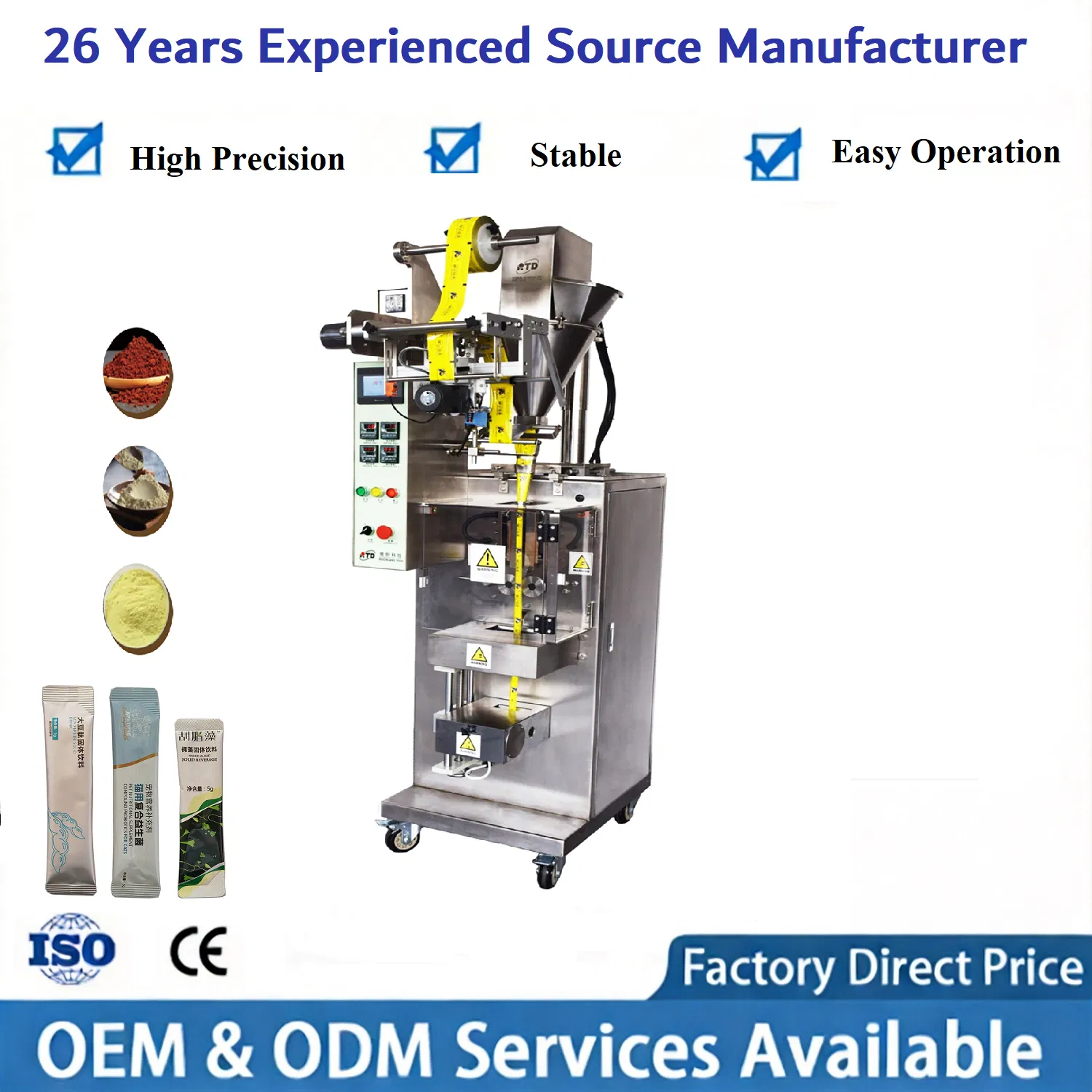 Advanced Touch Interface in High-Precision Sachet Packaging Systems