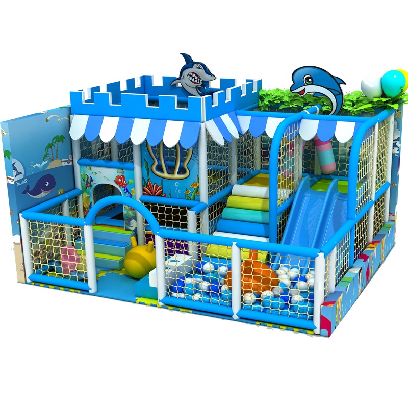 Small Spliced Stall Forest Castle Theme Cartoon Anime Amusement Park Children's Indoor Amusement Park Equipment Maze Toys Slide